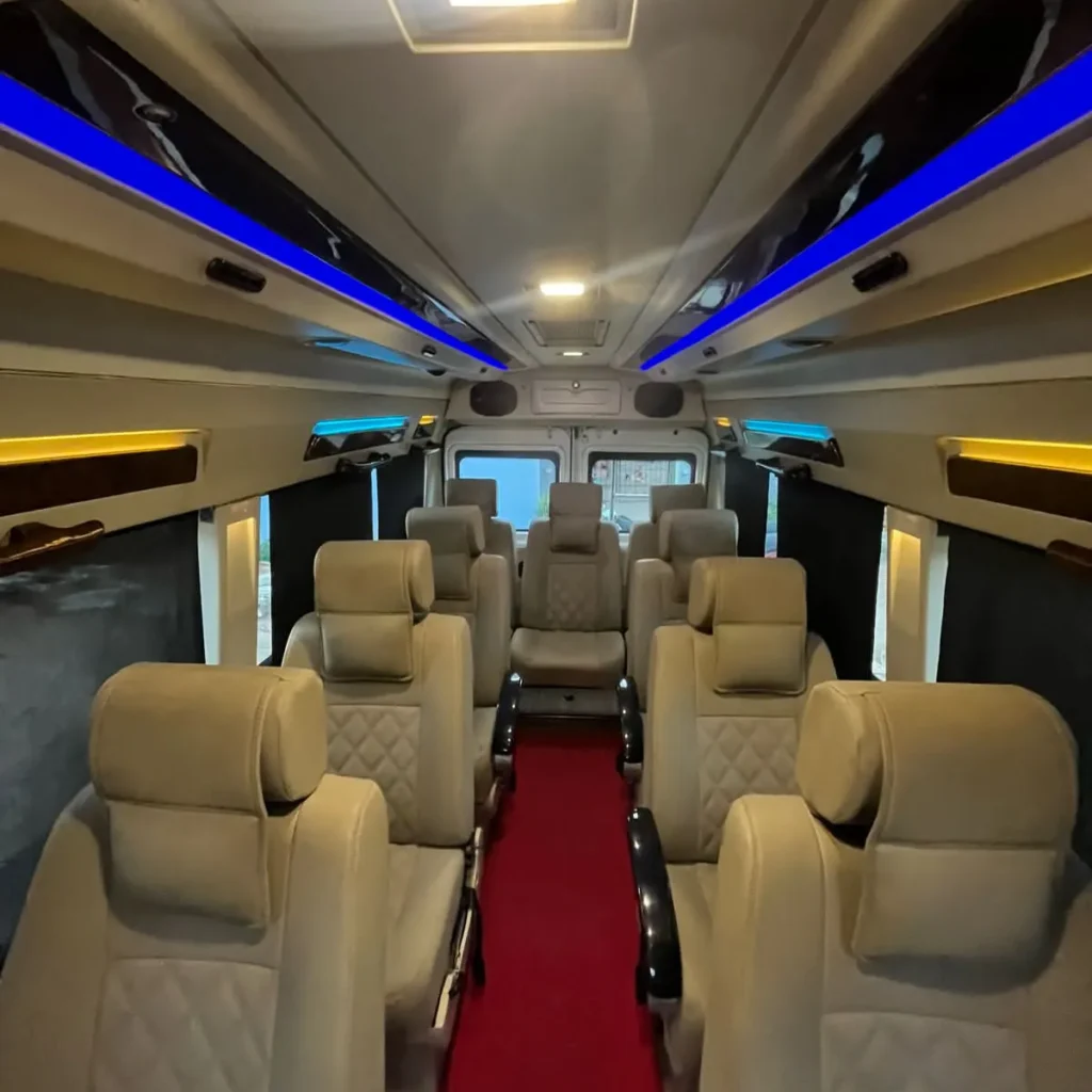 9 seater tempo traveller