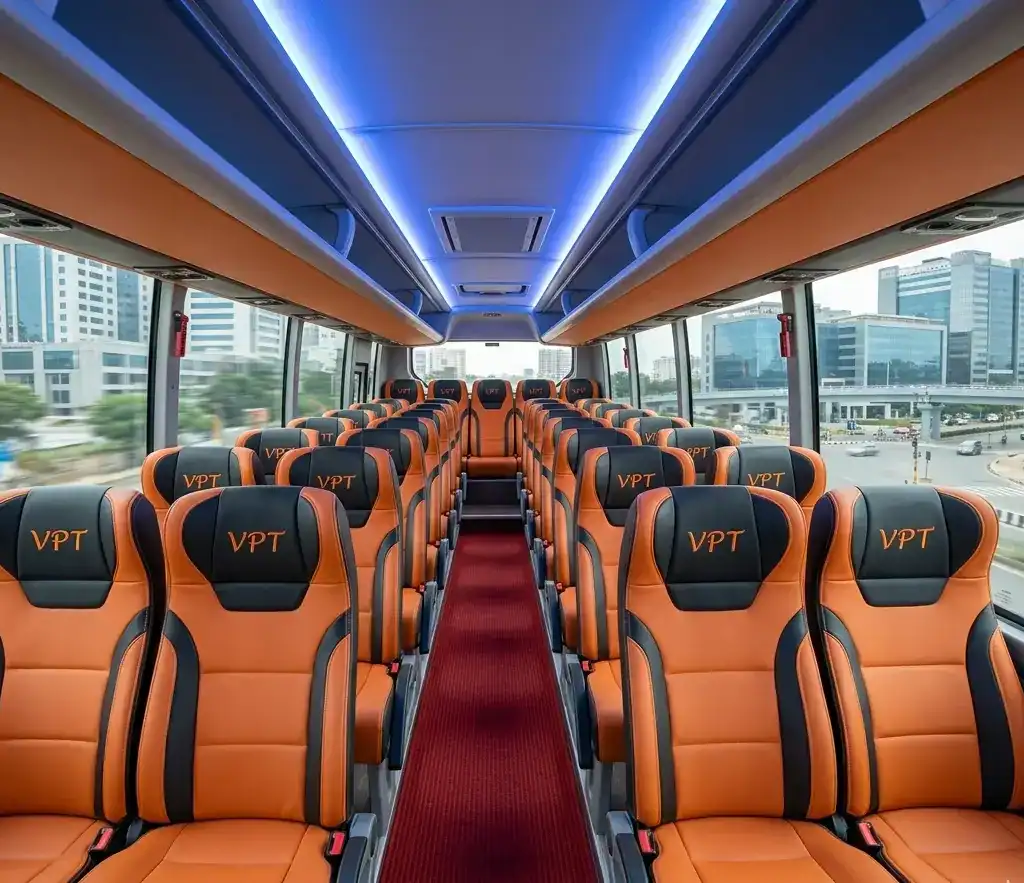 25 seater mini bus rental in Bangalore - Vayuputraa Travels